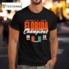 Miami Hurricanes Vs Florida State Seminoles State Champions Score T Shirt