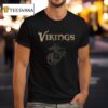Minnesota Vikings X United States Marine Corps First In Last Ou T Shirt