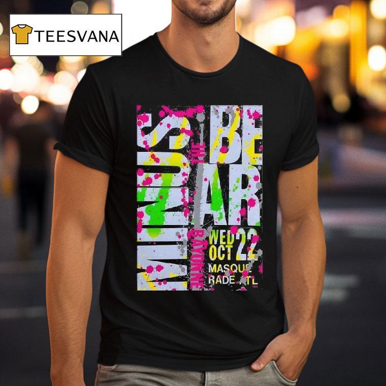 Minus The Bear October In Atlanta Ga T Shirt Minus The Bear October In Atlanta Ga T Shirt