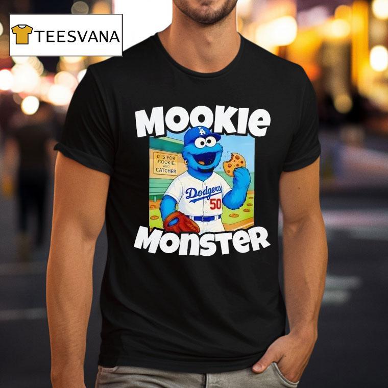Mookie Monster Los Angeles Dodgers Mlb T Shirt Mookie Monster Los Angeles Dodgers Mlb T Shirt