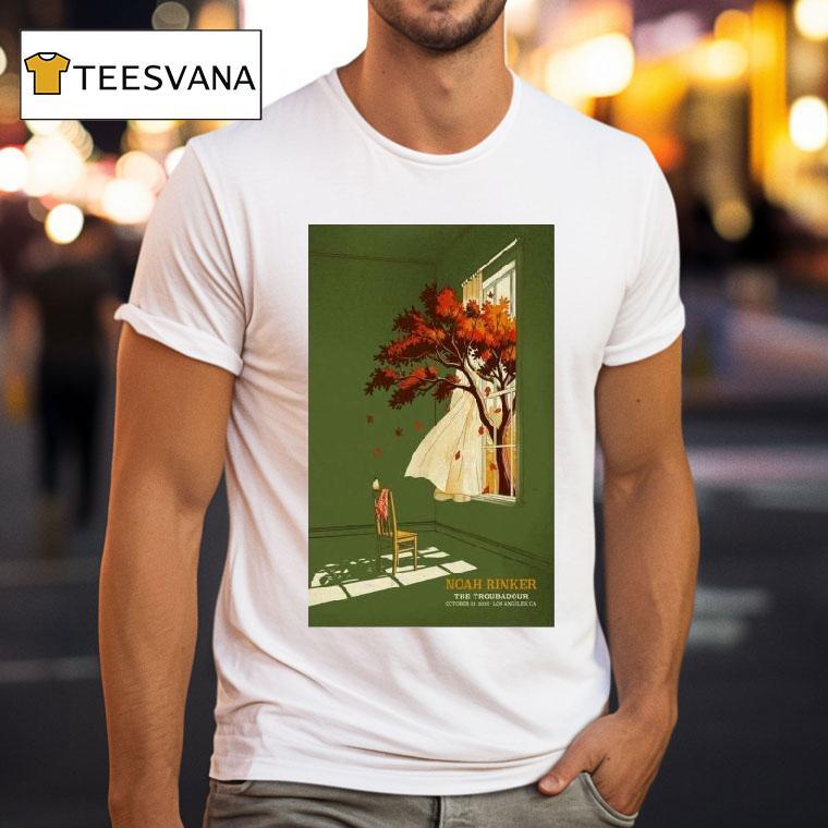 Noah Rinker The Troubadour Los Angeles Ca Oct T Shirt Noah Rinker The Troubadour Los Angeles Ca Oct T Shirt