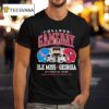 Ole Miss Rebels Vs Georgia Bulldogs College Gameday Live From Athens Ga T Shirt