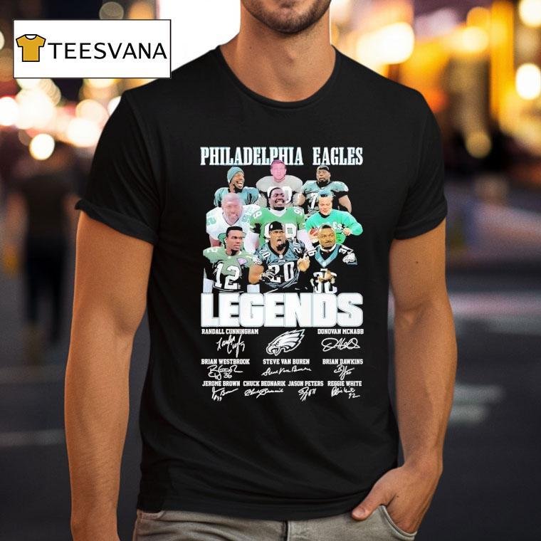 Philadelphia Eagles Best Legends Players Of All Time Signatures T Shirt Philadelphia Eagles Best Legends Players Of All Time Signatures T Shirt