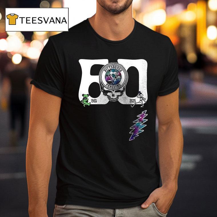 Pittsburgh Penguins Grateful Dead Th Anniversary Logo T Shirt Pittsburgh Penguins Grateful Dead Th Anniversary Logo T Shirt