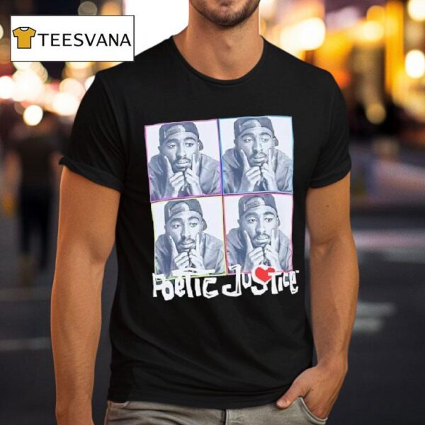 Poetic Justice Tupac Pac Graphic T Shirt