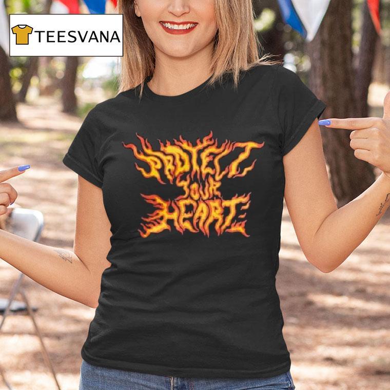 Protect Your Heart Peach T Shirt Protect Your Heart Peach T Shirt