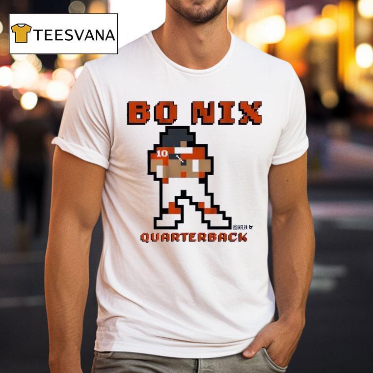 Quaterback Bo Nix Denver Broncos Retro Baller T Shirt Quaterback Bo Nix Denver Broncos Retro Baller T Shirt