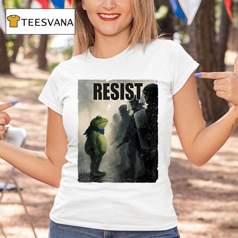 Resist Portland Frog Protest T Shirt Resist Portland Frog Protest T Shirt