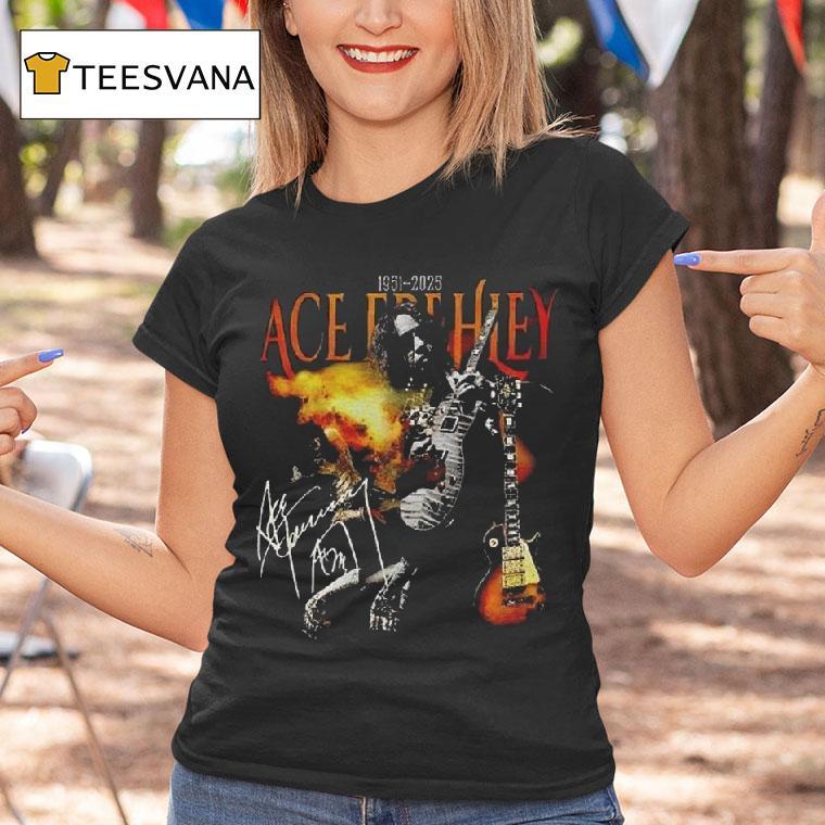 Rest In Peace Ace Frehley The Spaceman Signature T Shirt Rest In Peace Ace Frehley The Spaceman Signature T Shirt