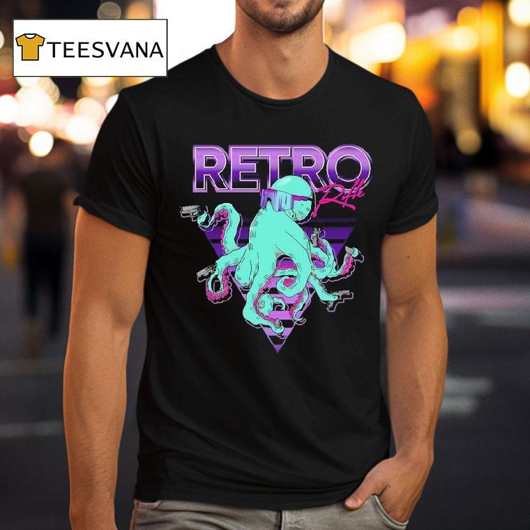 Retro Rifle Octoglock T Shirt Retro Rifle Octoglock T Shirt