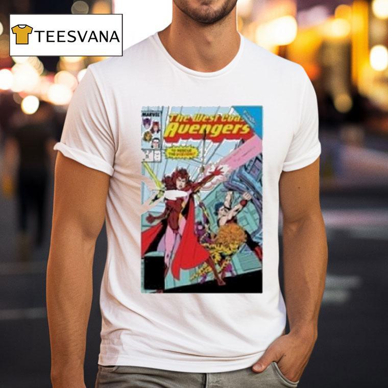 Robert Downey Jr Wearing The West Coast Avengers T Shirt Robert Downey Jr Wearing The West Coast Avengers T Shirt