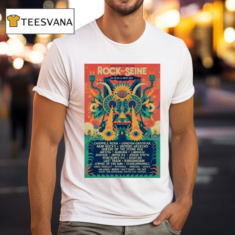 Rock En Seine Aug Domaine National De Saint Cloud T Shirt Rock En Seine Aug Domaine National De Saint Cloud T Shirt
