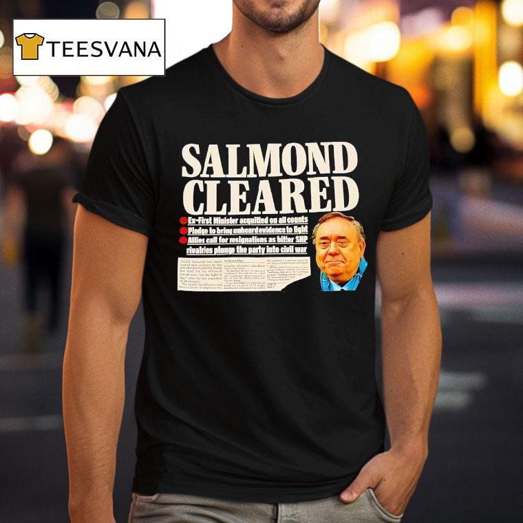 Salmond Cleared Magazine T Shirt Salmond Cleared Magazine T Shirt