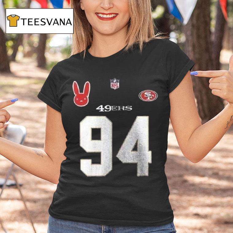 San Francisco Ers X Bad Bunny Super Bowl Football Benito T Shirt San Francisco Ers X Bad Bunny Super Bowl Football Benito T Shirt