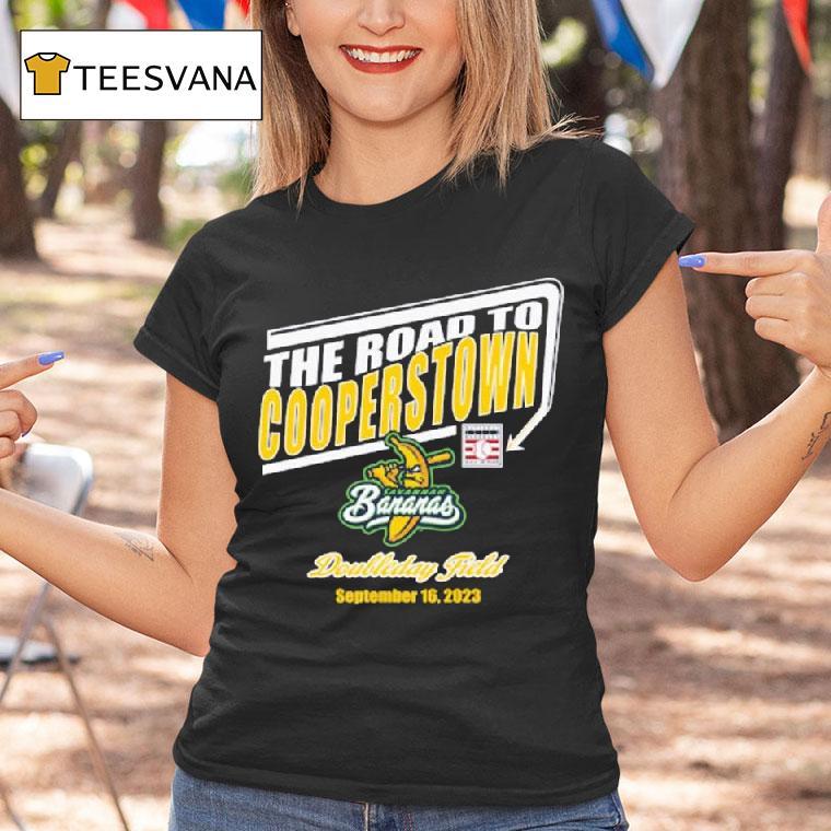 Savannah Bananas Road To Cooperstown T Shirt Savannah Bananas Road To Cooperstown T Shirt