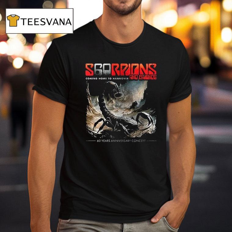 Scorpions Coming Home To Hannover And Friends Years Anniversary Concer T Shirt Scorpions Coming Home To Hannover And Friends Years Anniversary Concer T Shirt