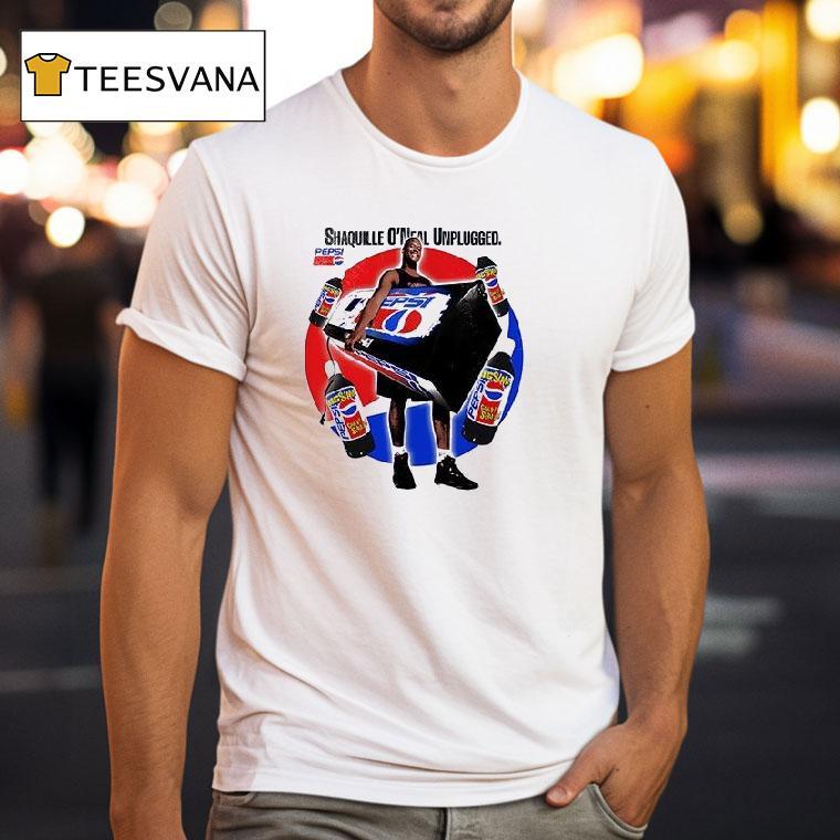 Shaquille O Neal Unplugged Pepsi Big Slam Be Young Have Fun Drink Pepsi Vintage T Shirt Shaquille O Neal Unplugged Pepsi Big Slam Be Young Have Fun Drink Pepsi Vintage T Shirt