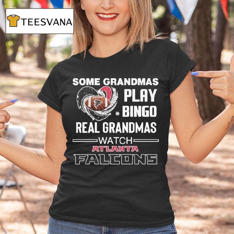 Some Grandmas Play Bingo Real Grandmas Watch Atlanta Falcons Diamond Hear T Shirt Some Grandmas Play Bingo Real Grandmas Watch Atlanta Falcons Diamond Hear T Shirt