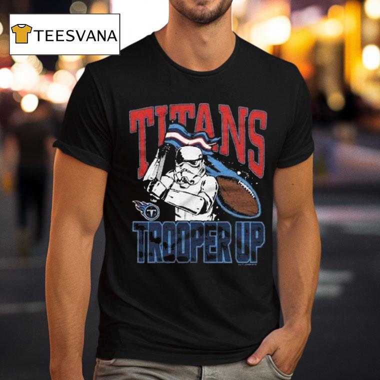 Star Wars X Tennessee Titans Dark Side Trooper Up T Shirt Star Wars X Tennessee Titans Dark Side Trooper Up T Shirt