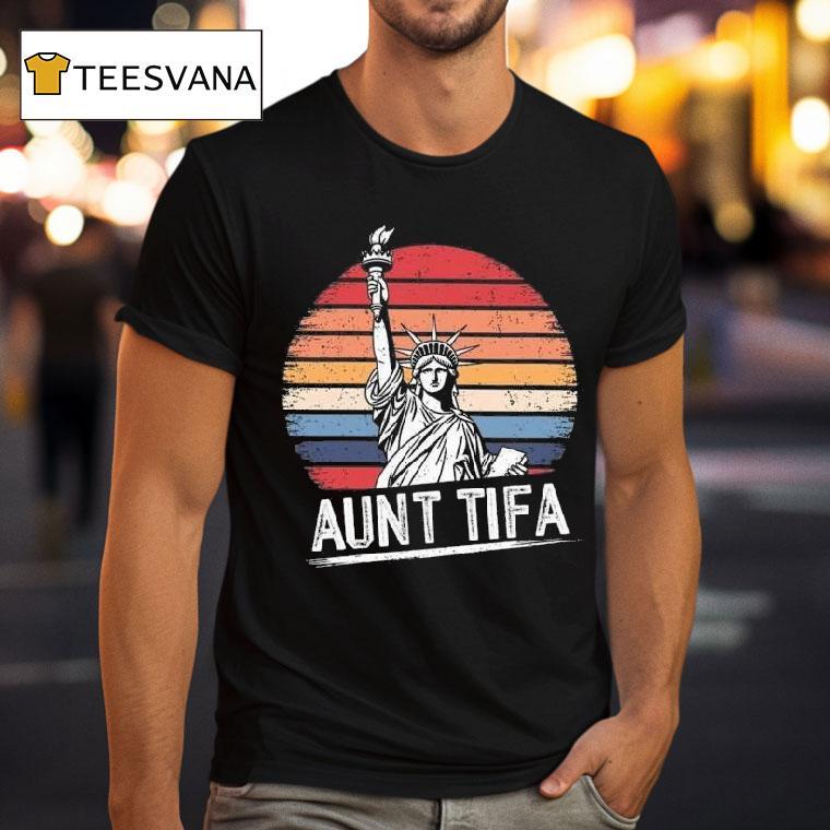 Statue Of Liberty Aunt Tifa Protest Movement Vintage T Shirt Statue Of Liberty Aunt Tifa Protest Movement Vintage T Shirt