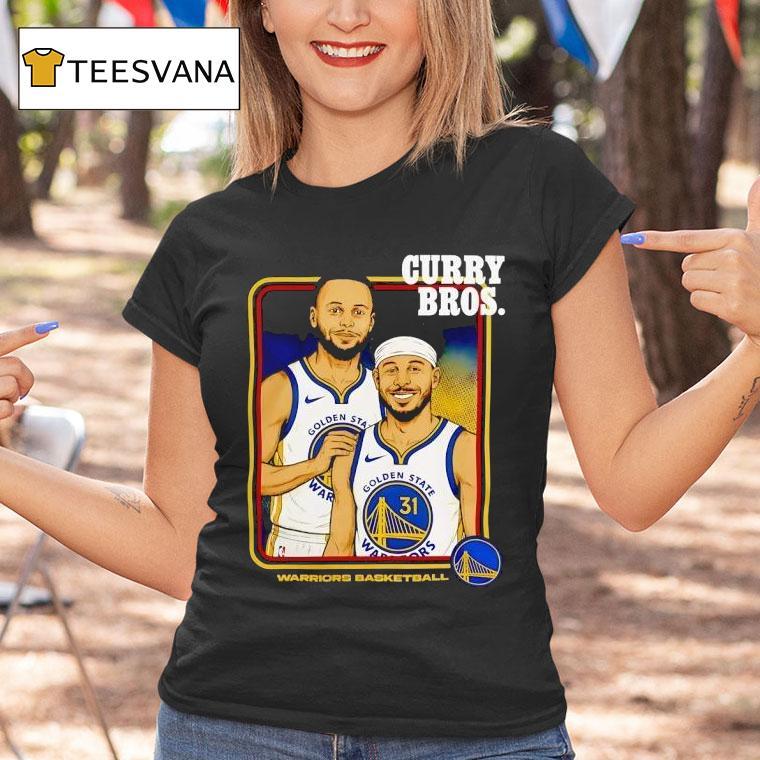 Steph Curry And Seth Curry Golden State Warriors Step Brothers T Shirt Steph Curry And Seth Curry Golden State Warriors Step Brothers T Shirt
