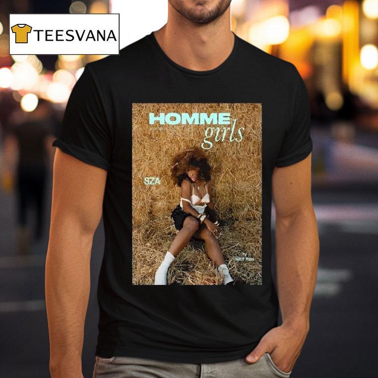 Sza Graces The Cover Of Homme Girls Volume T Shirt Sza Graces The Cover Of Homme Girls Volume T Shirt