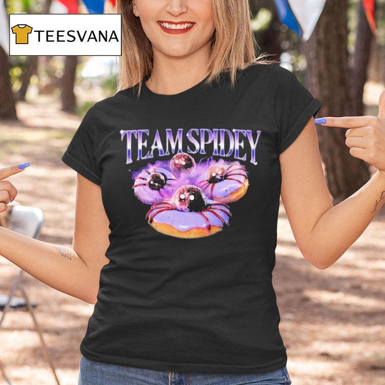 Team Spidey Dunkin Donuts T Shirt Team Spidey Dunkin Donuts T Shirt