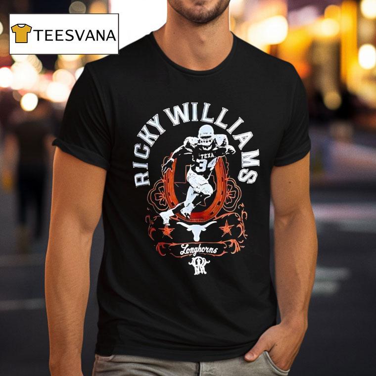 Texas Longhorns Ricky Williams T Shirt Texas Longhorns Ricky Williams T Shirt