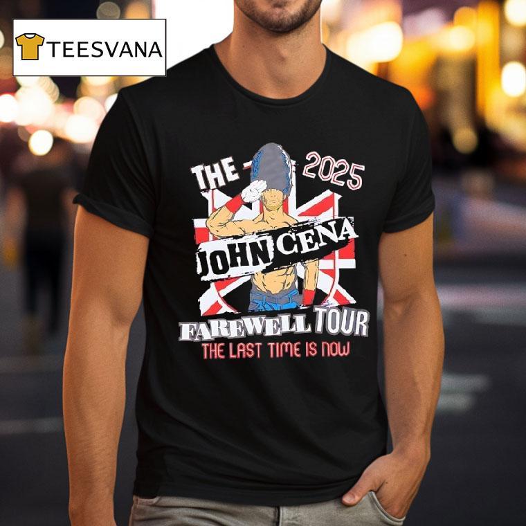 The John Cena Farewell Tour The Last Time Is Now T Shirt The John Cena Farewell Tour The Last Time Is Now T Shirt