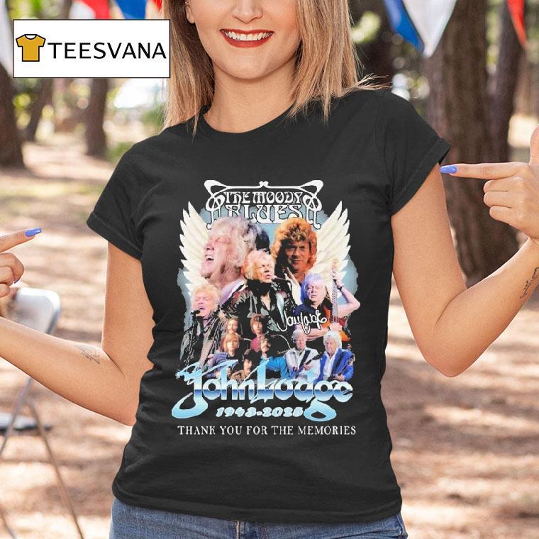 The Moody Blues John Lodge Thank You For The Memories Wings T Shirt The Moody Blues John Lodge Thank You For The Memories Wings T Shirt
