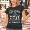 The Peanuts Walking X Milwaukee Brewers Forever Not Just When We Win T Shirt
