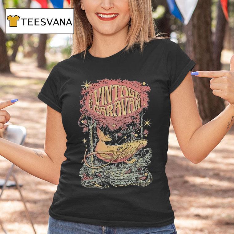 The Vintage Caravan Whale T Shirt The Vintage Caravan Whale T Shirt