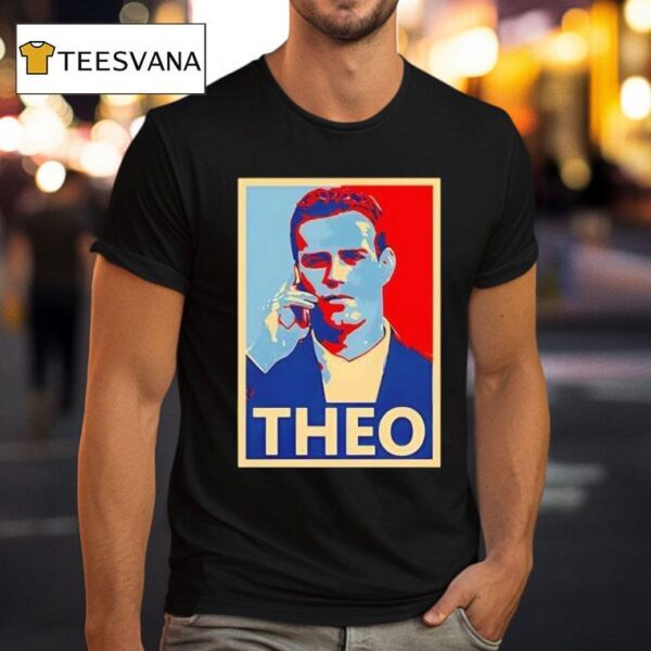 Theo Epstein In Action Signed By Artist Prin T Shirt