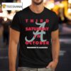 Third Saturday In October Tennessee Volunrs Vs Alabama Crimson Tide T Shirt
