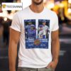 Toronto Blue Jays Al Champions Vs Los Angeles Dodgers Nl Champions October Baseball Signatures T Shirt
