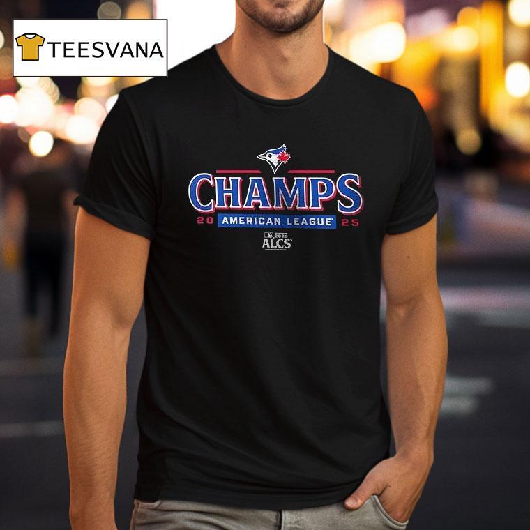 Toronto Blue Jays American League Champs Name Roster T Shirt Toronto Blue Jays American League Champs Name Roster T Shirt