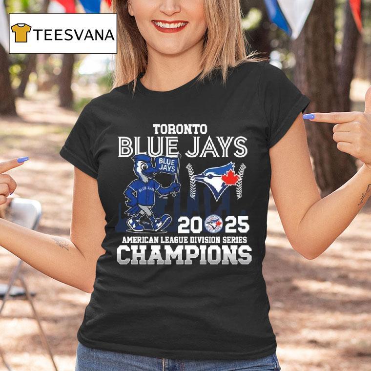 Toronto Blue Jays Mascot American League Division Series Champions T Shirt Toronto Blue Jays Mascot American League Division Series Champions T Shirt