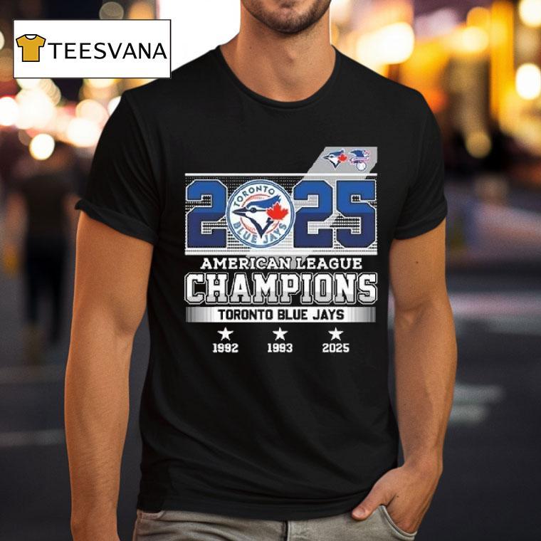 Toronto Blue Jays Mlb American League Champions T Shirt Toronto Blue Jays Mlb American League Champions T Shirt