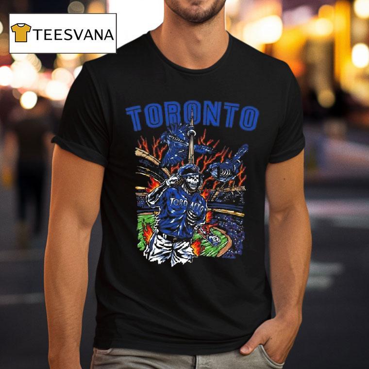 Toronto Blue Jays Vladdy Skeleton T Shirt Toronto Blue Jays Vladdy Skeleton T Shirt
