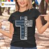 Utah State Aggies I Can Do All Things Through Christ Who Strengthens Me Cross T Shirt