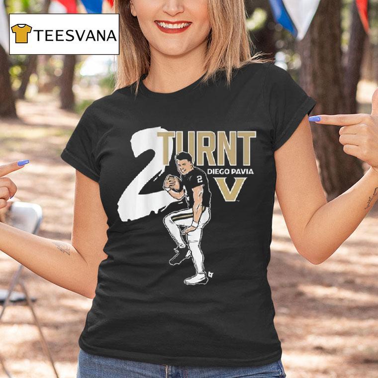 Vanderbilt Football Diego Pavia Turn T Shirt Vanderbilt Football Diego Pavia Turn T Shirt