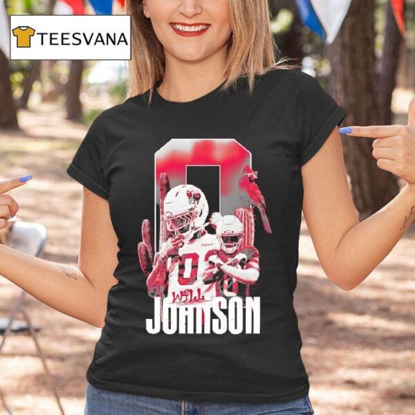 Will Johnson Arizona Cardinals Bird Football Team T Shirt