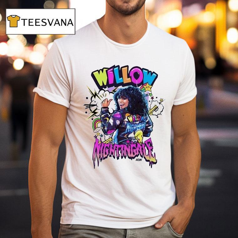 Willow Nightingale Aew The Babe With The Power T Shirt Willow Nightingale Aew The Babe With The Power T Shirt