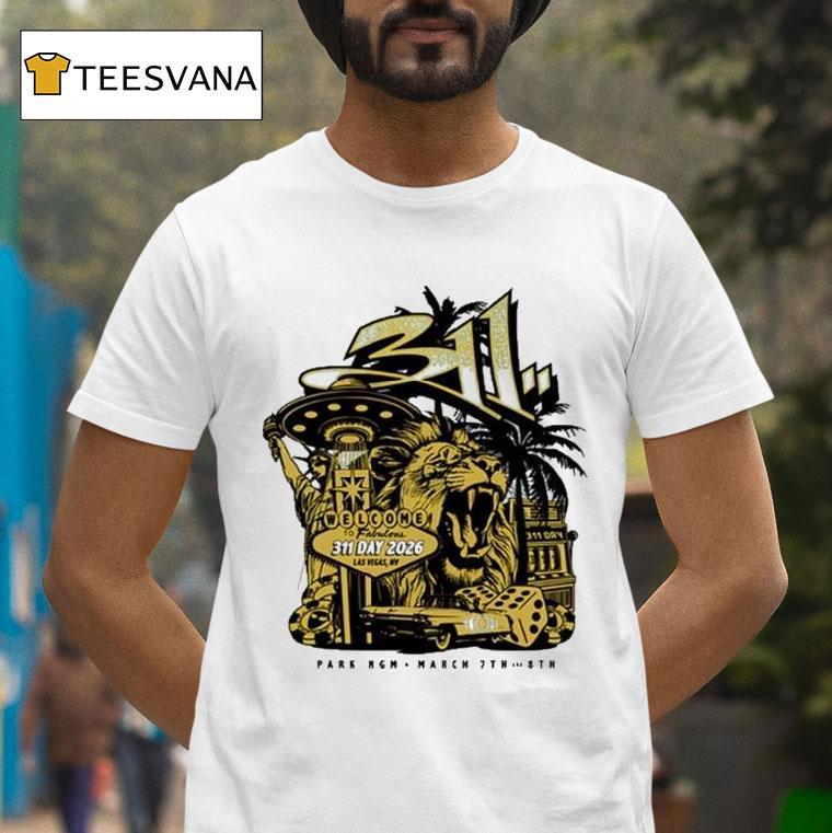 Day Vegas Park Mgm March Th Th Lion T Shirt Day Vegas Park Mgm March Th Th Lion T Shirt