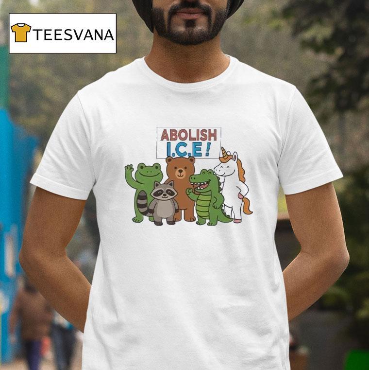 Abolish Ice Frog Unicorn Raccoon Bear Dinosaur Protes T Shirt Abolish Ice Frog Unicorn Raccoon Bear Dinosaur Protes T Shirt