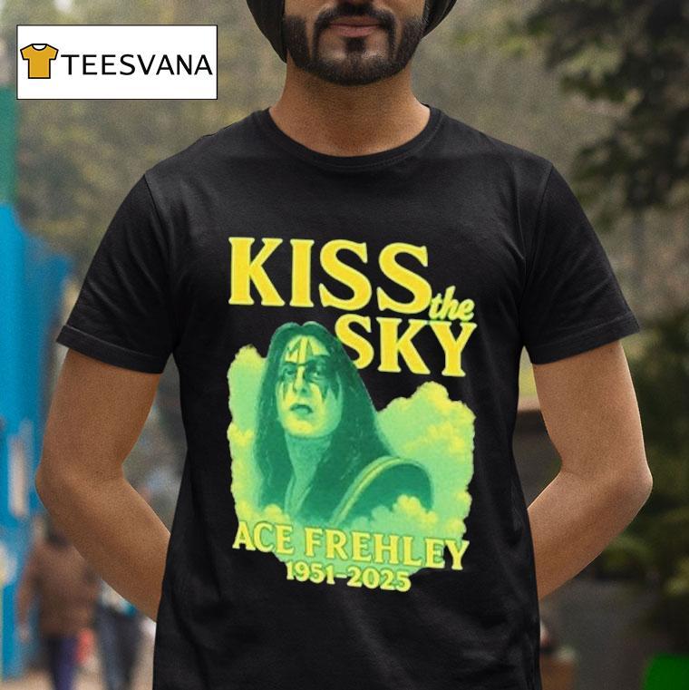 Ace Frehley Spaceman Kiss The Sky T Shirt Ace Frehley Spaceman Kiss The Sky T Shirt