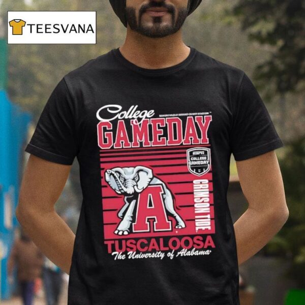 Alabama Crimson Tide Mascot Tuscaloosa The University Of Alabama College Gameday T Shirt