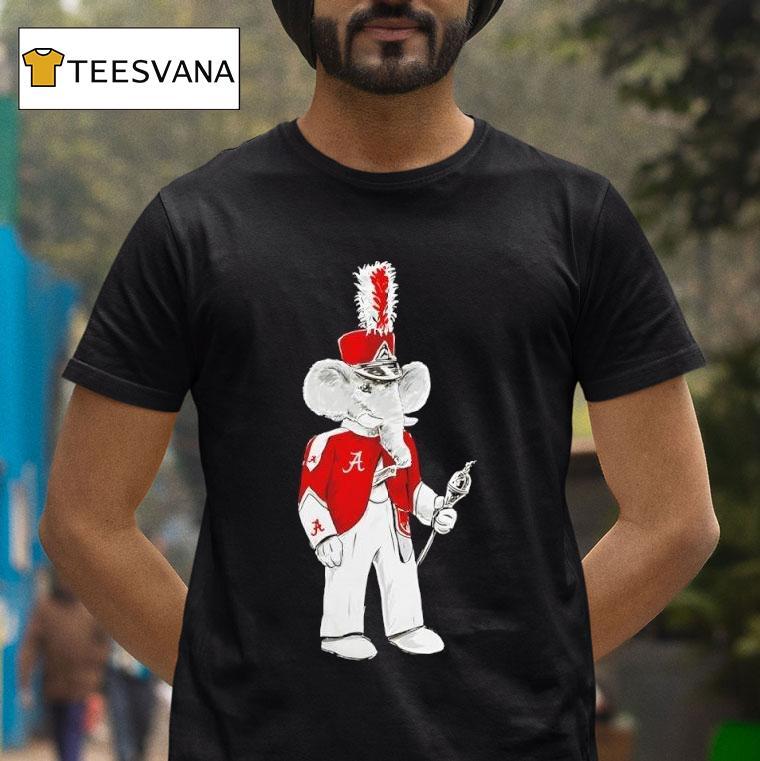 Alabama Mascot Big Al Drum Major T Shirt Alabama Mascot Big Al Drum Major T Shirt