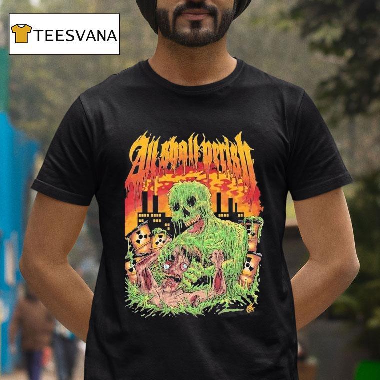 All Shall Perish Acid Zombie T Shirt All Shall Perish Acid Zombie T Shirt