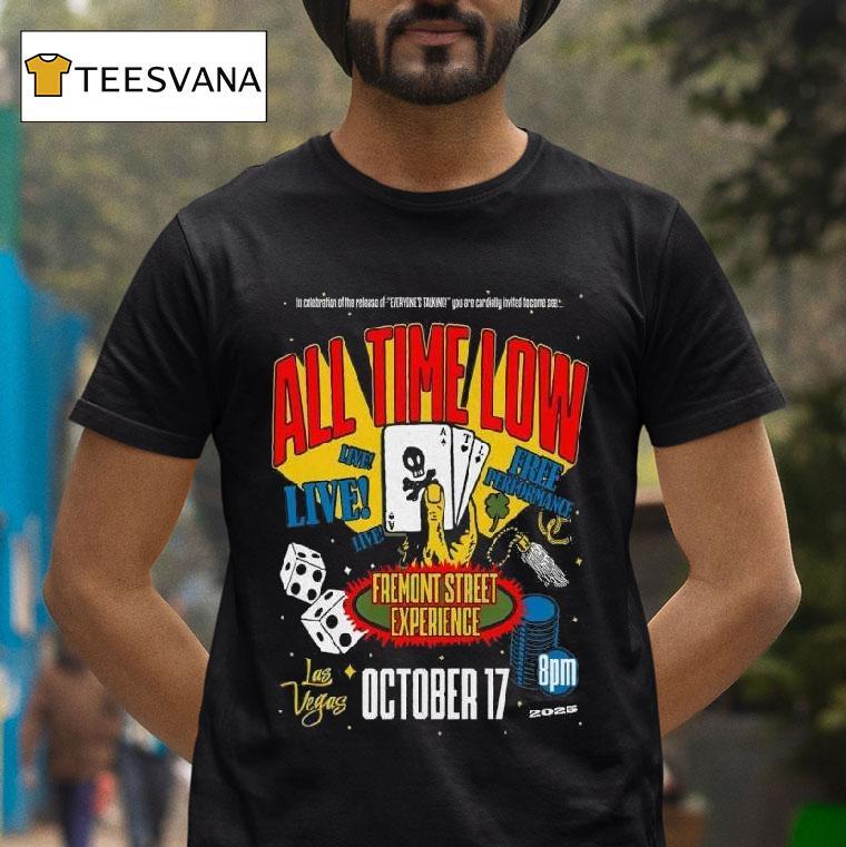 All Time Low October Live In Las Vegas Nv T Shirt All Time Low October Live In Las Vegas Nv T Shirt